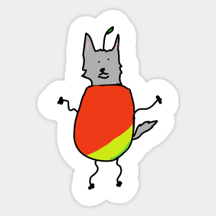 wolf mango Sticker